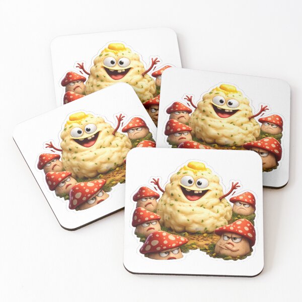 Item preview, Mashed Potato Mushroom Meme – Annoying Little Guy (Cartoon) designed and sold by Fantasy Masterpiece.