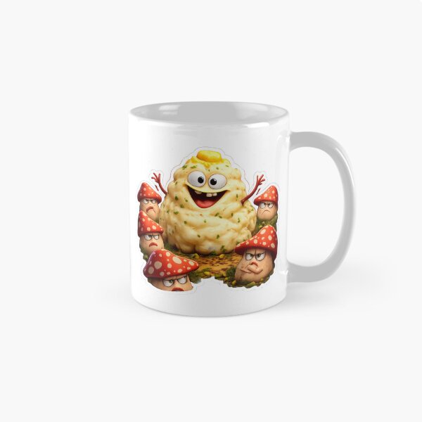 Item preview, Mashed Potato Mushroom Meme – Annoying Little Guy (Cartoon) designed and sold by Fantasy Masterpiece.