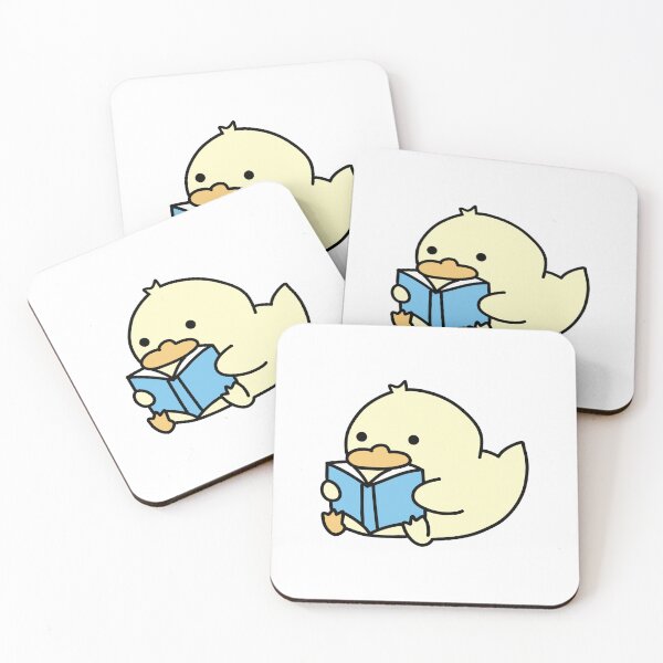 Item preview, Reading duck with book designed and sold by PinFlick.