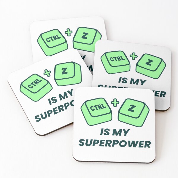 Item preview, Ctrl + Z Is My Superpower – Funny Designer & Creative Keyboard Shortcut Design designed and sold by BayoStore.