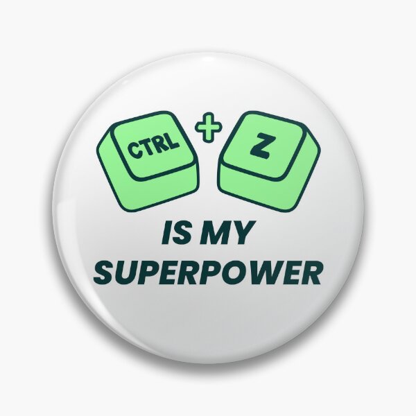 Item preview, Ctrl + Z Is My Superpower – Funny Designer & Creative Keyboard Shortcut Design designed and sold by BayoStore.