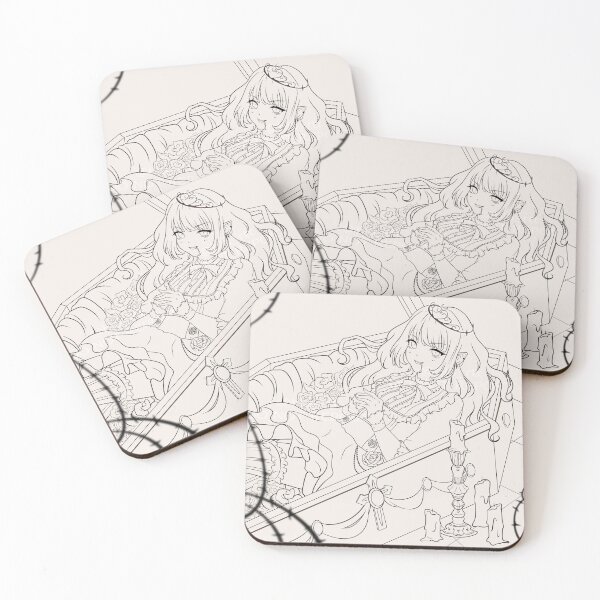 Item preview, Anime Vampire Lineart Illustration designed and sold by bia_rtt.