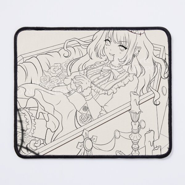 Item preview, Anime Vampire Lineart Illustration designed and sold by bia_rtt.