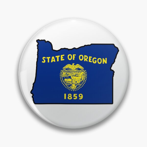 Item preview, State Flag Map of OREGON designed and sold by HFYD.