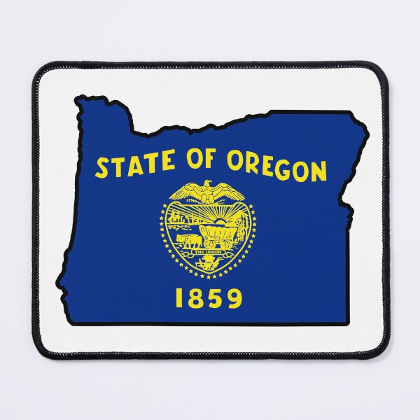 Item preview, State Flag Map of OREGON designed and sold by HFYD.