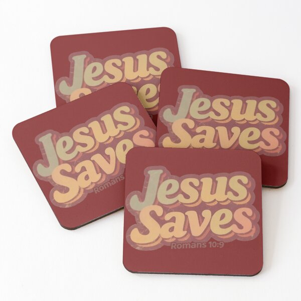 Item preview, Jesus Saves Vintage Christian Design, Romans 10:9 designed and sold by MyTshirtArt.