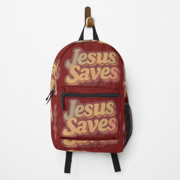 Item preview, Jesus Saves Vintage Christian Design, Romans 10:9 designed and sold by MyTshirtArt.