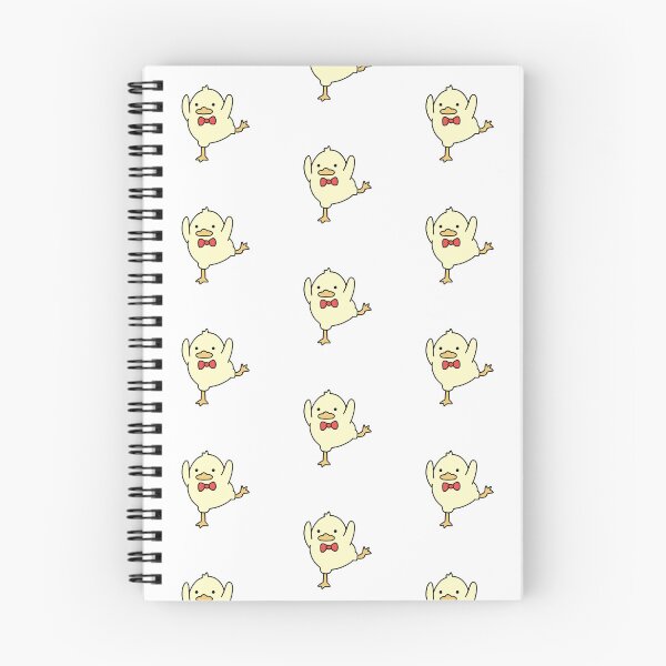 Item preview, Cute dancing yellow duck with red bow designed and sold by PinFlick.