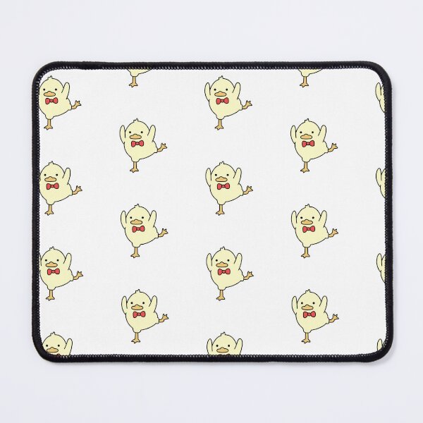 Item preview, Cute dancing yellow duck with red bow designed and sold by PinFlick.