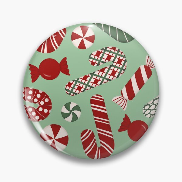Item preview, Candies & Candy Canes - Multicolored on Light Mint Tea Green designed and sold by thecolorbirdie.