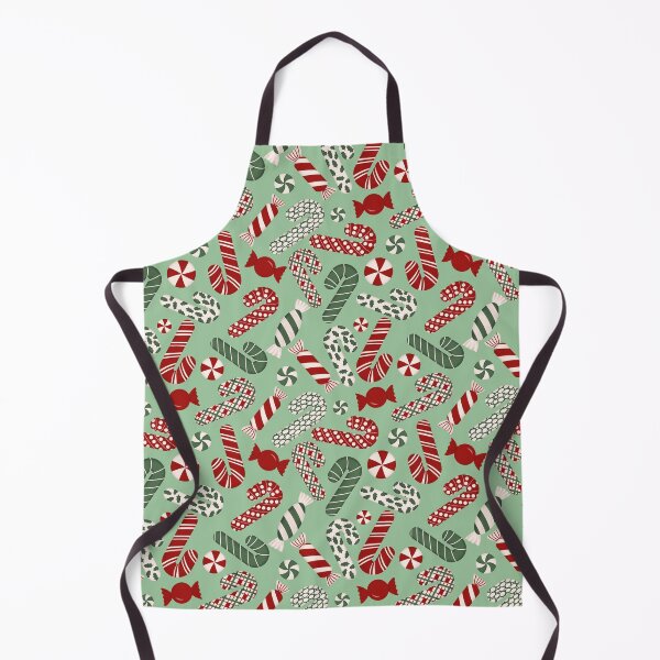 Item preview, Candies & Candy Canes - Multicolored on Light Mint Tea Green designed and sold by thecolorbirdie.