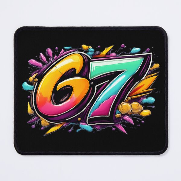 Item preview, Six Seven 67 – Bold Youth Graffiti Style Street Art Design designed and sold by DesignsByHania.