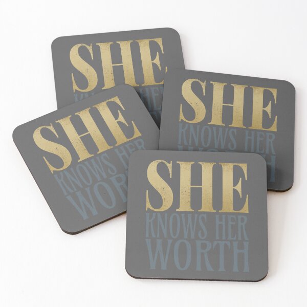 Item preview, SHE KNOWS HER WORTH designed and sold by RonnyMilleo.