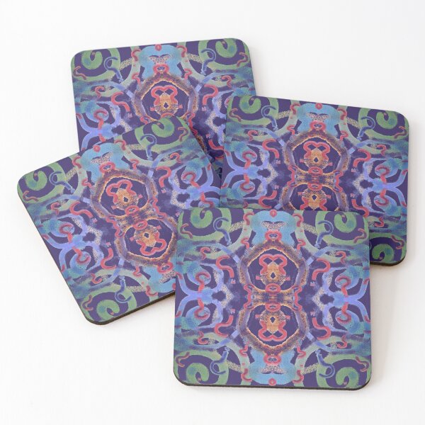 Item preview, Preguntas Eternas – Patrón Azul Marino. designed and sold by UltraQuirky.