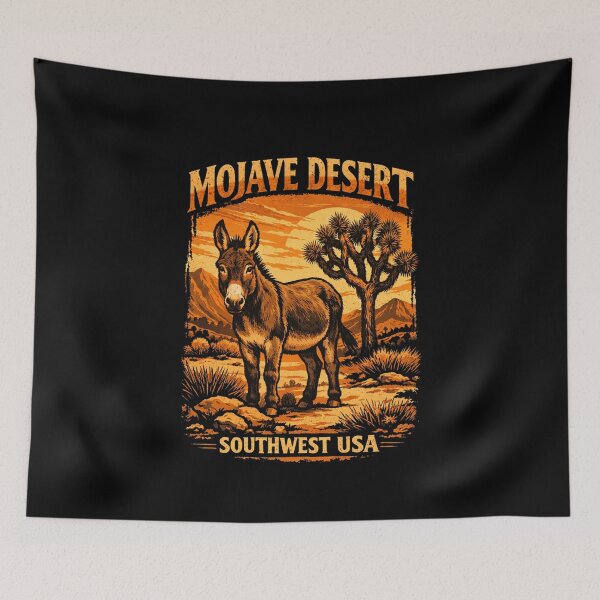 Item preview, Mojave Desert Wild Burro Southwest USA designed and sold by MojaveTradePost.