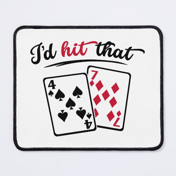 Item preview, I’d Hit That Funny Blackjack Humor Casino designed and sold by TKsTees.