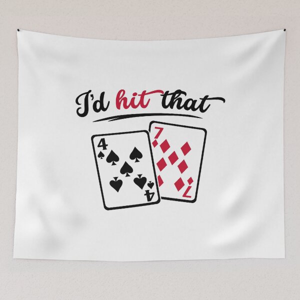 Item preview, I’d Hit That Funny Blackjack Humor Casino designed and sold by TKsTees.