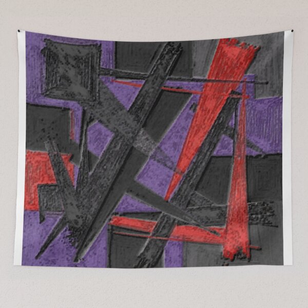 Item preview, fractured momentum dark oil colorful abstract design designed and sold by SmashingDeals.