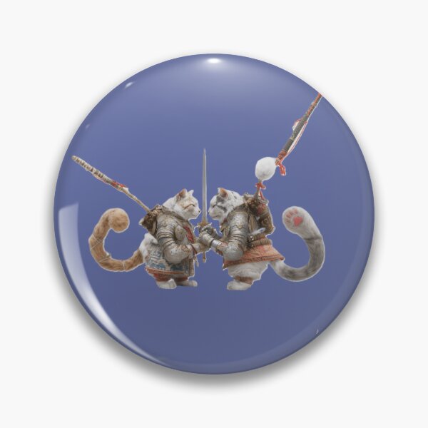 Item preview, Medieval Cat Duel designed and sold by Kat's Design Hub.