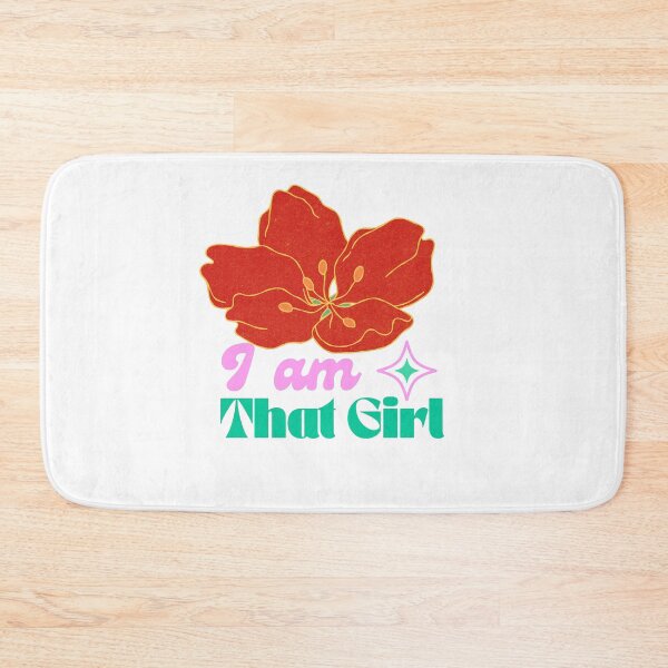 Item preview, I Am That Girl – Floral Confidence Affirmation Design designed and sold by Ramya designs .