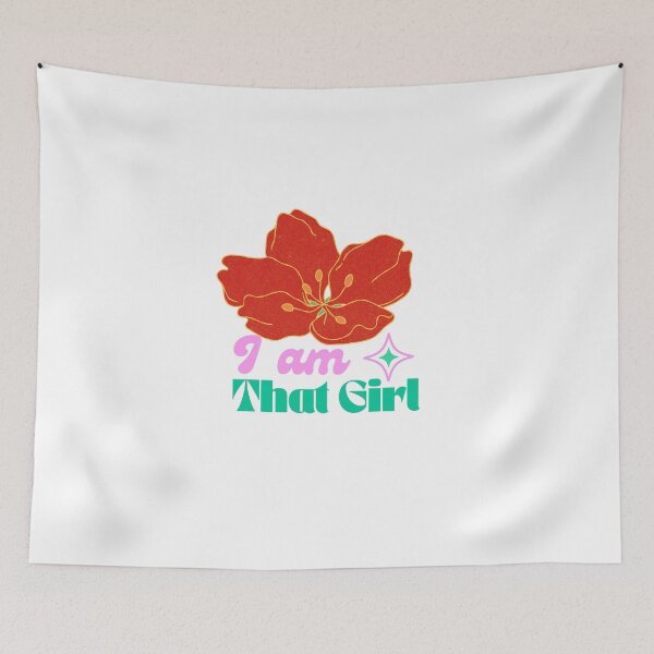 Item preview, I Am That Girl – Floral Confidence Affirmation Design designed and sold by Ramya designs .