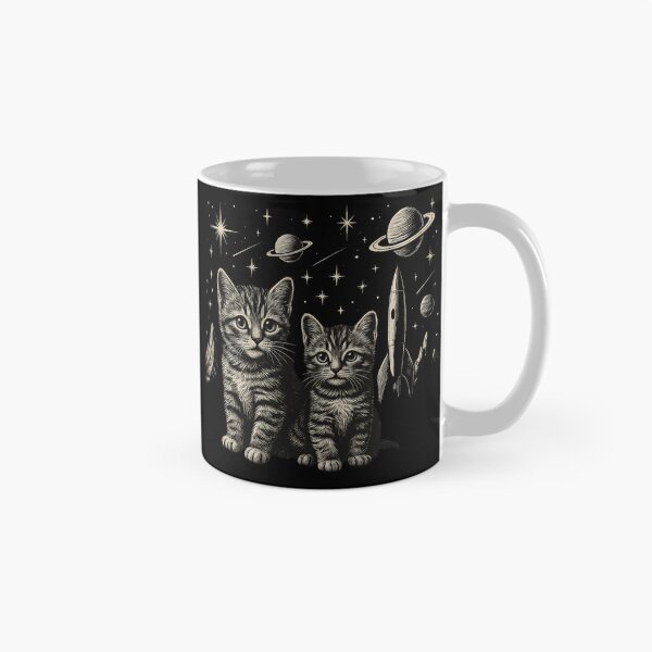 Item preview, Space Kittens - Funny Cat designed and sold by ZBIFBOUETLA.