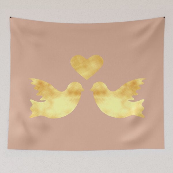 Item preview, Golden Turtle Doves - Calm, Sensory-Friendly designed and sold by CreaTwinkles.