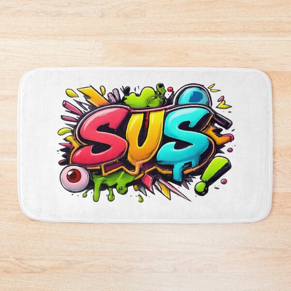 Item preview, SUS – Loud Graffiti Meme Style Gen Z Street Art designed and sold by DesignsByHania.