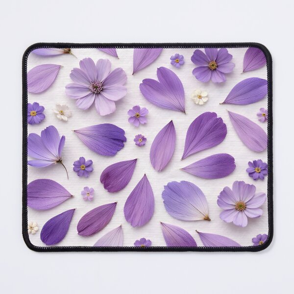 Item preview, Pressed Purple Flower Petals Floral Art designed and sold by SparkSpiral.