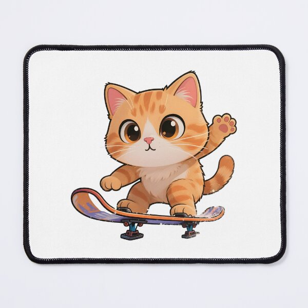 Item preview, cat snowboarding Cute Cat Snowboarding Cartoon Winter Design designed and sold by Uglyandcute.