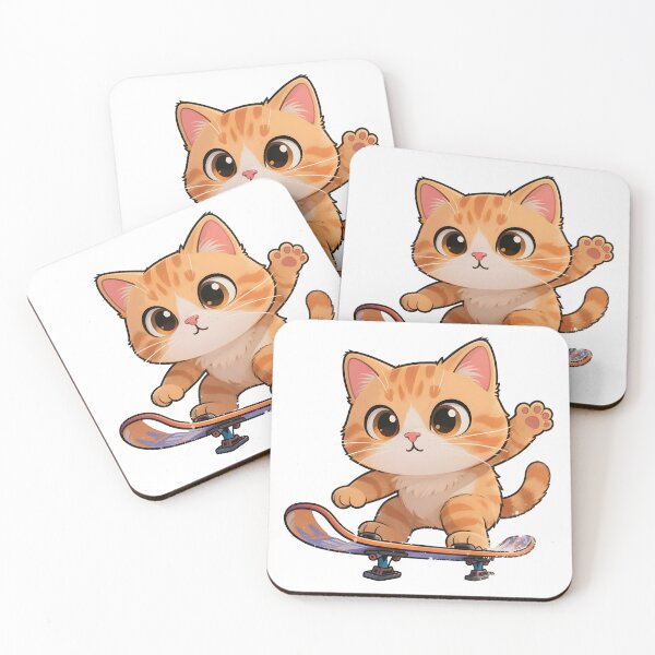 Item preview, cat snowboarding Cute Cat Snowboarding Cartoon Winter Design designed and sold by Uglyandcute.