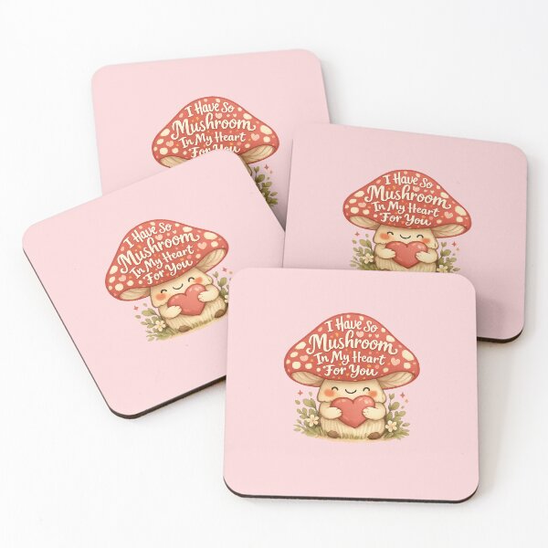 Item preview, Mushroom Valentine Woodland Illustration designed and sold by Midnight Garden.
