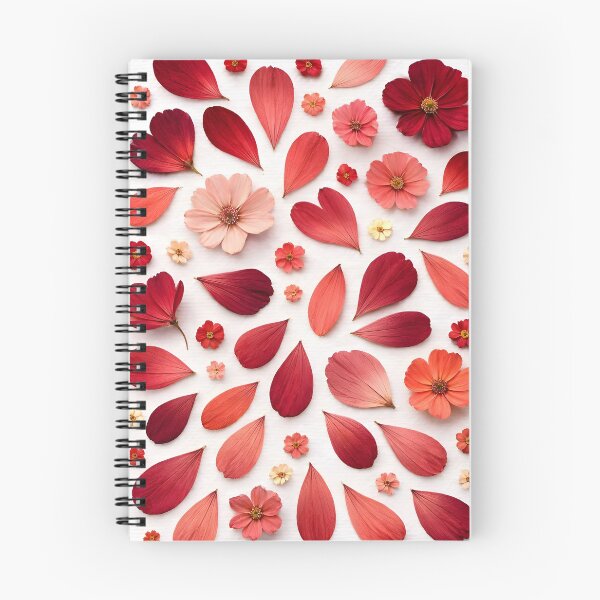 Item preview, Pressed Red Flower Petals Floral Art designed and sold by SparkSpiral.