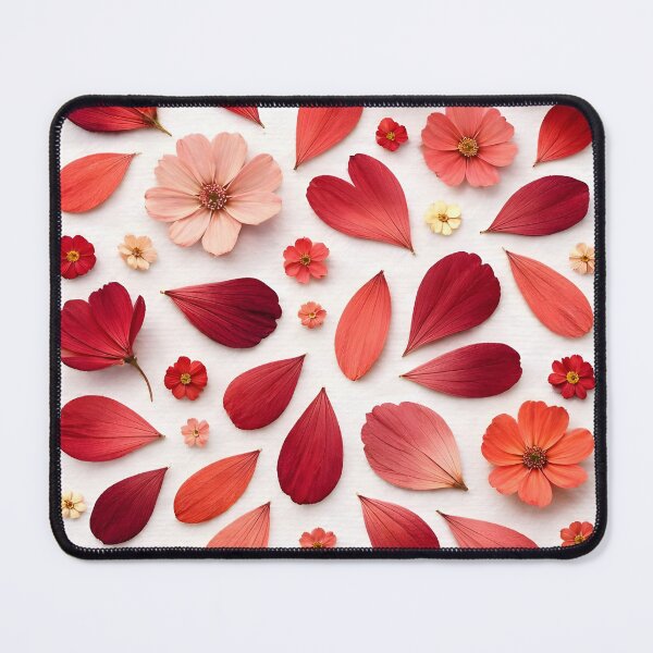 Item preview, Pressed Red Flower Petals Floral Art designed and sold by SparkSpiral.