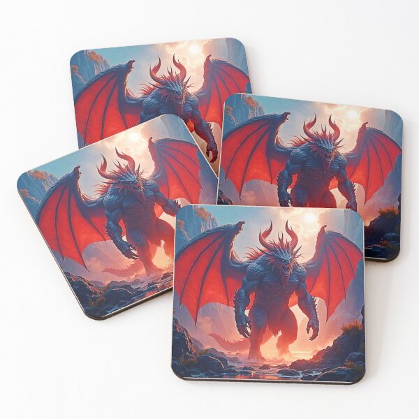 Item preview, Demon King: Eternal Dragon Shadow Art designed and sold by Health And Fitness Posts e-Store.