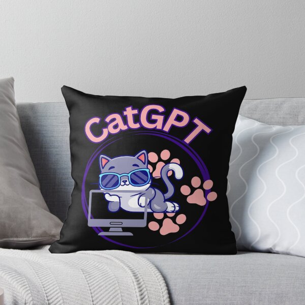 Item preview, CatGpt Cat Lovers Nerdy designed and sold by Life Is Beautiful.