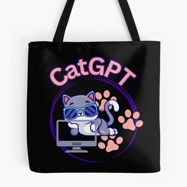 Item preview, CatGpt Cat Lovers Nerdy designed and sold by Life Is Beautiful.