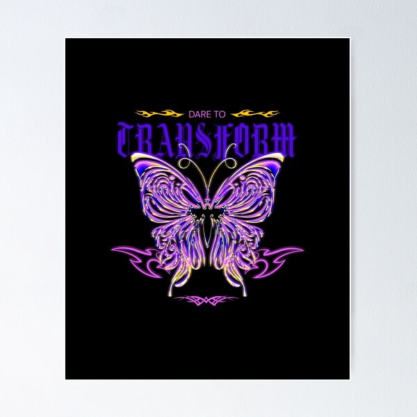 Item preview, Dare To Transform Butterfly Motivational Design designed and sold by Pathfinders Co..