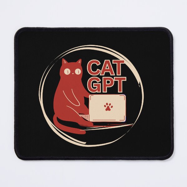 Item preview, CatGpt Cat Lovers Nerdy designed and sold by Life Is Beautiful.