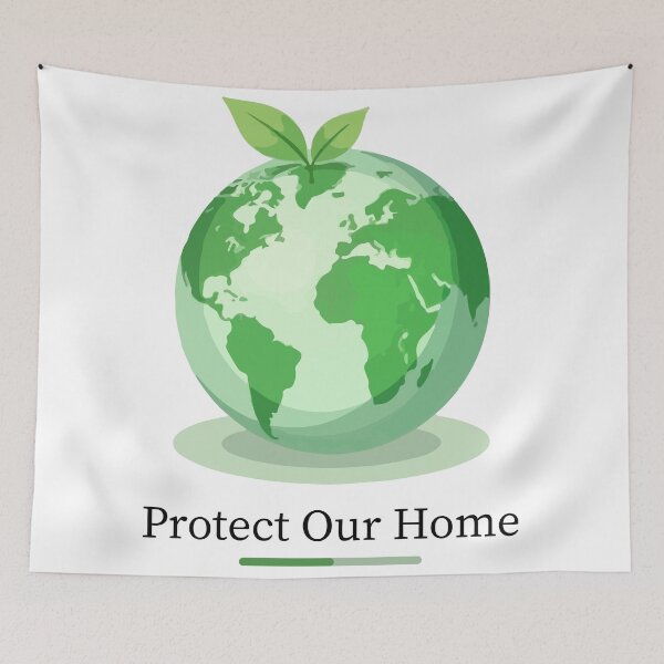 Item preview, Protect Our Home Earth Nature Save Environment Awareness T-Shirt designed and sold by Design-Pro-21.