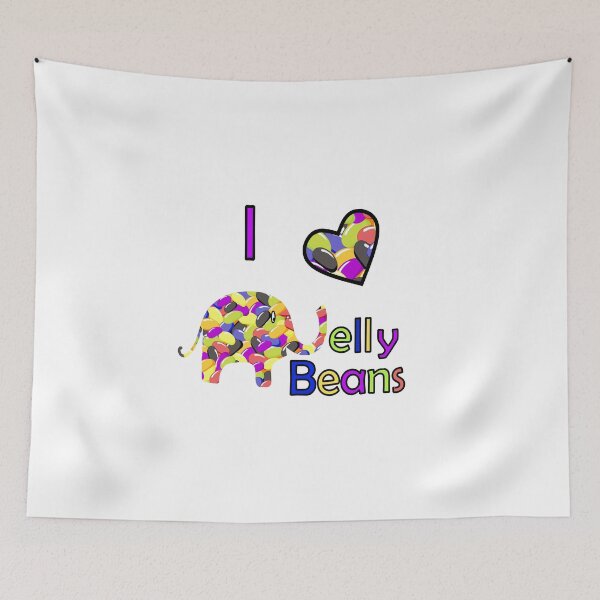 Item preview, I Love Jelly Beans Elephant designed and sold by Sartoris Art.
