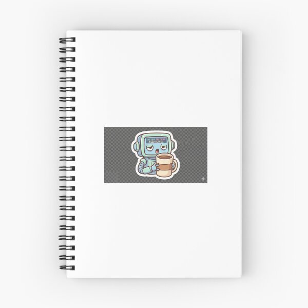 Item preview, Tired Robot – Cute Exhausted Robot Sticker for Work, Coding & Study Mood designed and sold by prachiuke264.