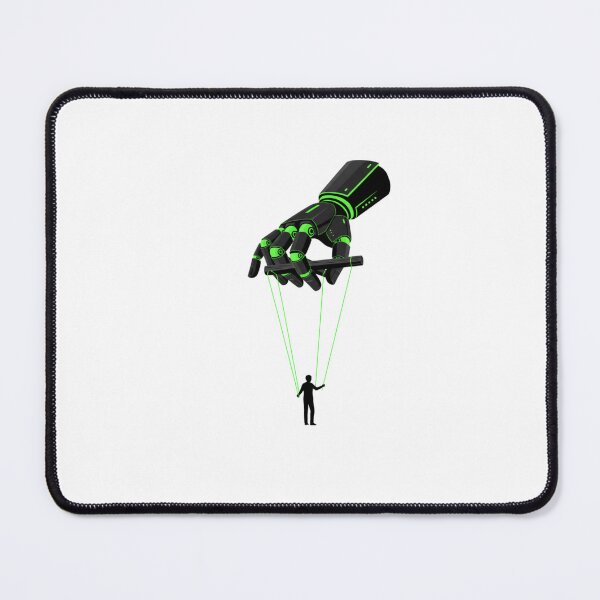 Item preview, Cyberpunk AI Puppet Master - Robotic Hand Controlling Human designed and sold by PrimeTime85.