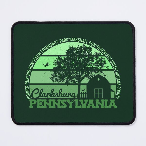 Item preview, Clarksburg Pennsylvania Sunset Retro Vintage Local Pride Logo designed and sold by CRHPOD20.