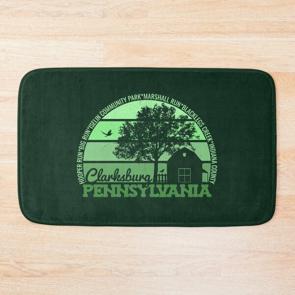 Item preview, Clarksburg Pennsylvania Sunset Retro Vintage Local Pride Logo designed and sold by CRHPOD20.