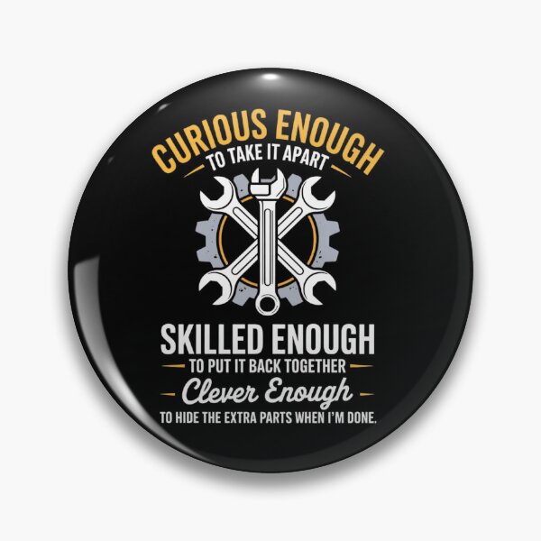 Item preview, Curious Enough to Take It Apart Hide Extra Parts Funny Quote designed and sold by ZACK ART.