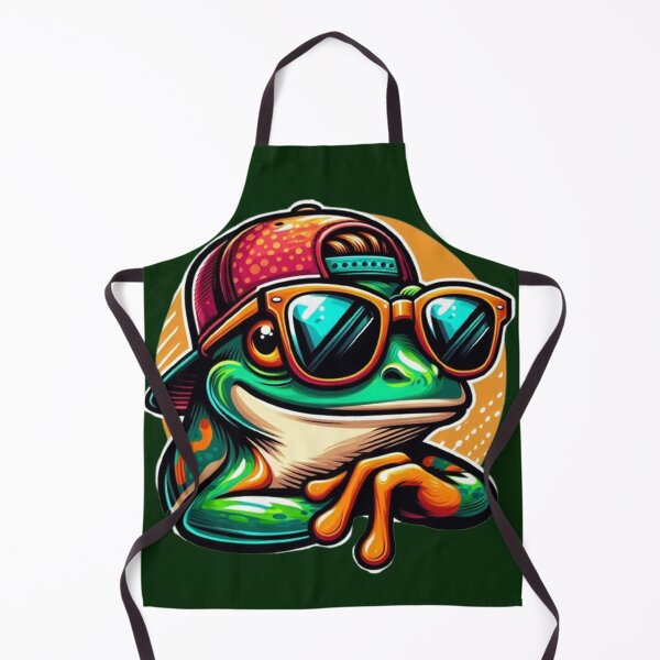 Item preview, Cool Frog with Cap & Shades designed and sold by Dogandesighn.