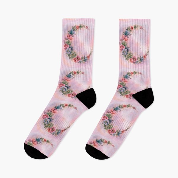 Item preview, Floral Moon in Pastel Tones designed and sold by LMDIGITAL6.