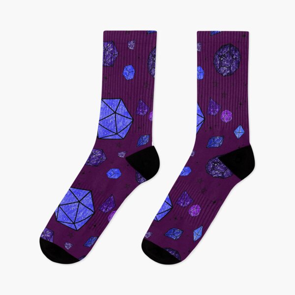 Item preview, Cosmic Nebula D20 Dice Seamless Pattern Purple & Blue Galaxy Tabletop RPG Design designed and sold by annebmeadows.