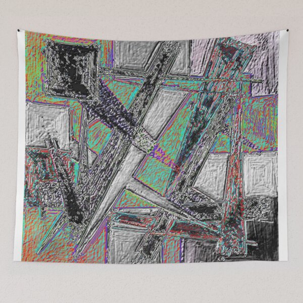 Item preview, fractured momentum electrized 5 colorful abstract design designed and sold by SmashingDeals.